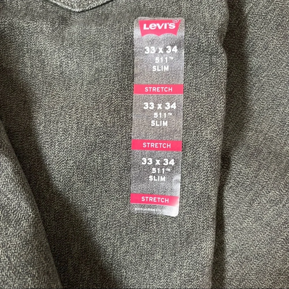 Levis Men's Slim Fit 511 Pants Forest Green